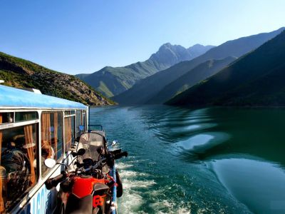 Koman See Fluss Albanien