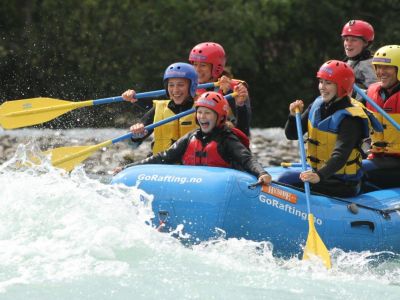 Rafting im Aktivurlaub für Familien in Norwegen