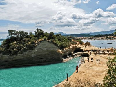 Meer Sidari Canal damour Korfu