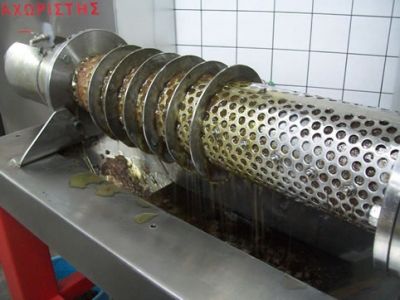 Eine moderne Olivenölpresse