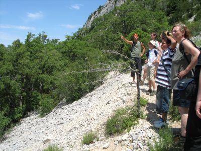 Wandern in der Provence.