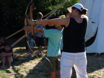 Bogenschieen im Urlaub in Serra Monchique Portugal