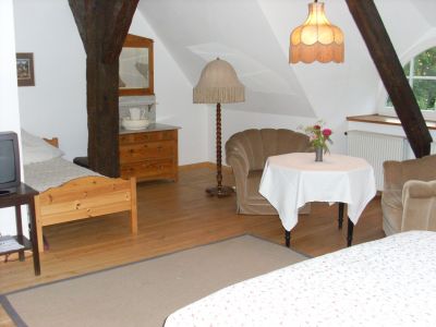 Landhausmbel in der Bio-Pension an der Nordsee