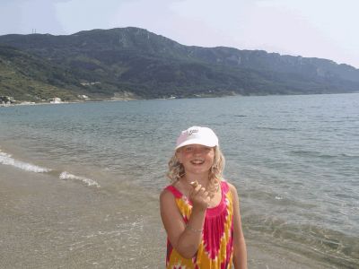 Mdchen Korfu Sommerurlaub Segeln Eis