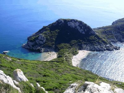 Zwillingsbucht Porto Timoni Korfu Griechenland