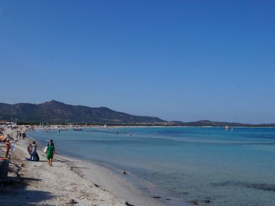 Sandstrand La Cinta bei San Teodoro in der Nhe des Agriturismo 